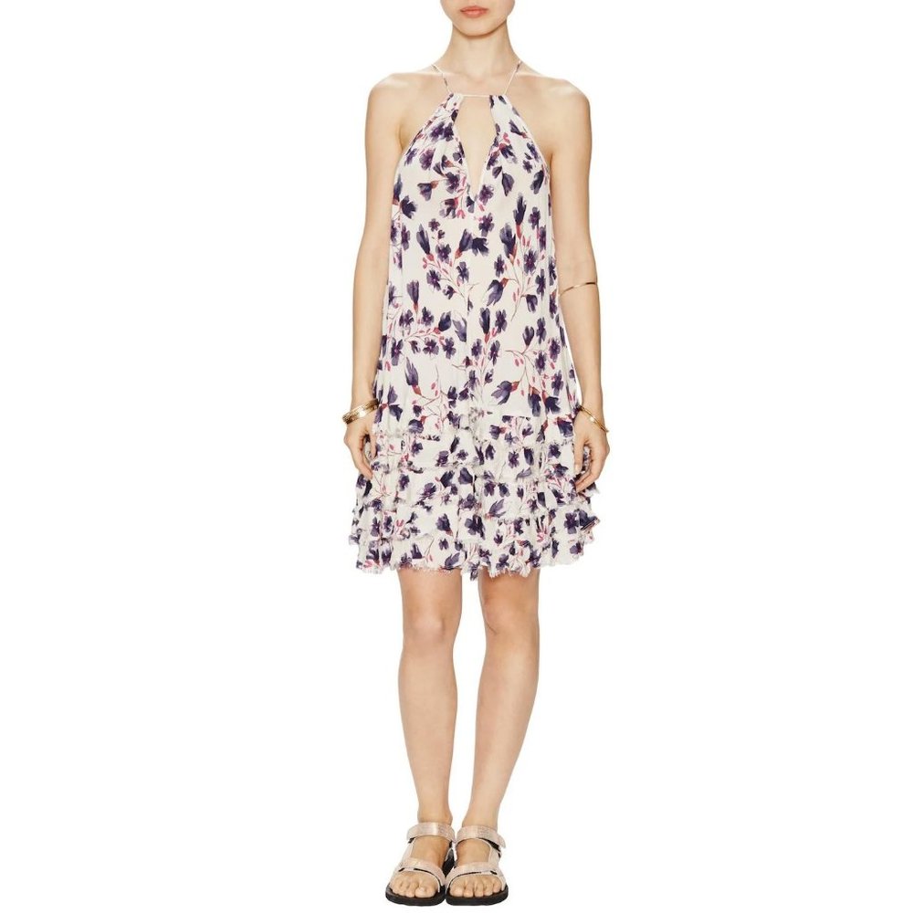 Intimately Free People Ruffle Feather Slip Dress S
